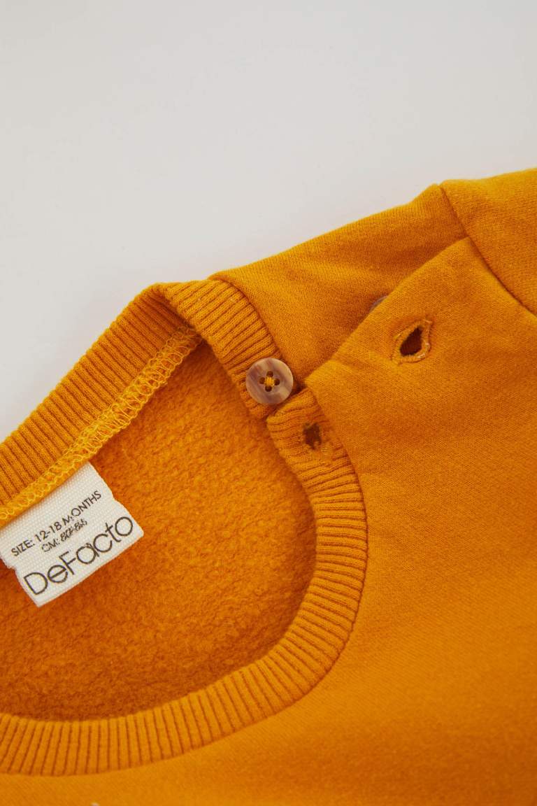 2 piece Regular Fit Crew Neck Color Block Set