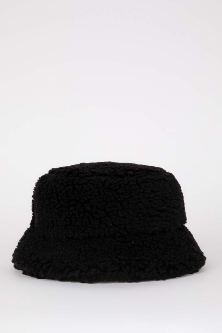 Erkek Pelüş Bucket Şapka