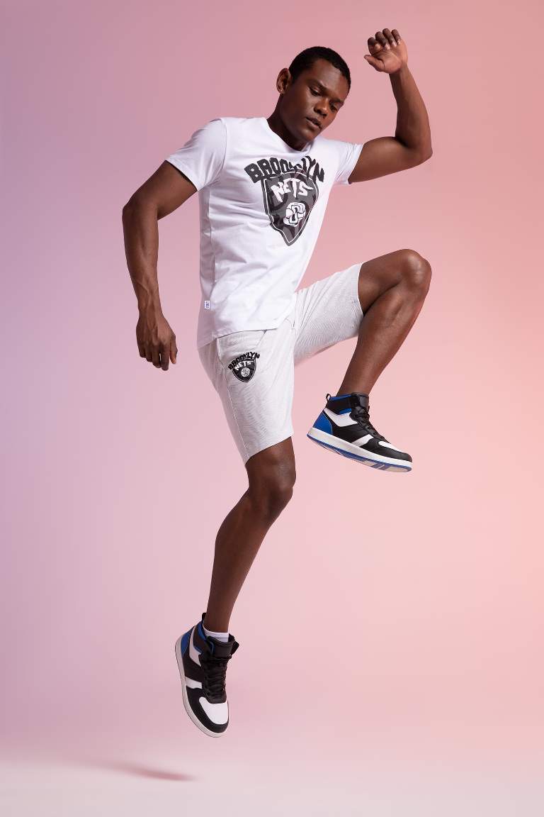 DeFactoFit NBA Brooklyn Nets Regular Fit Şort