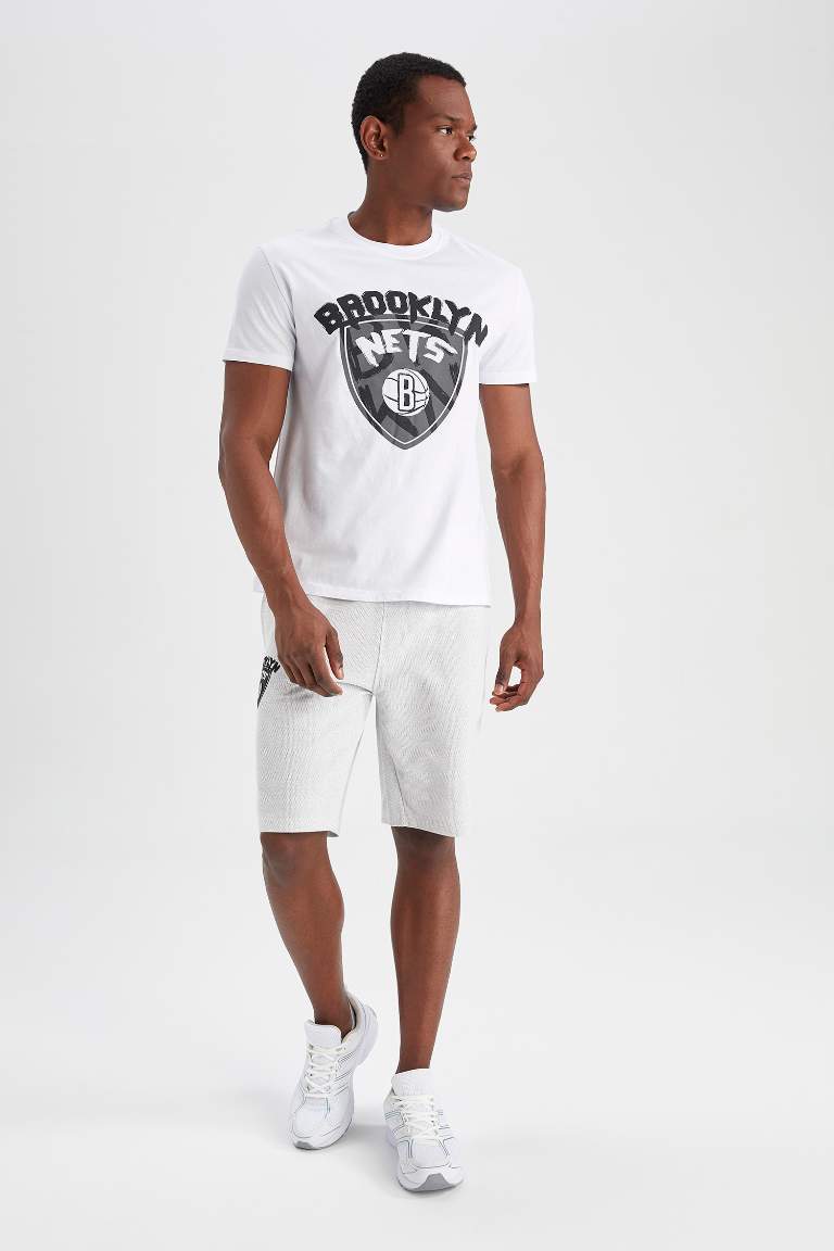 DeFactoFit NBA Brooklyn Nets Regular Fit Şort