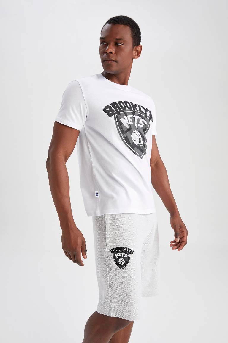 DeFactoFit NBA Brooklyn Nets Regular Fit Şort