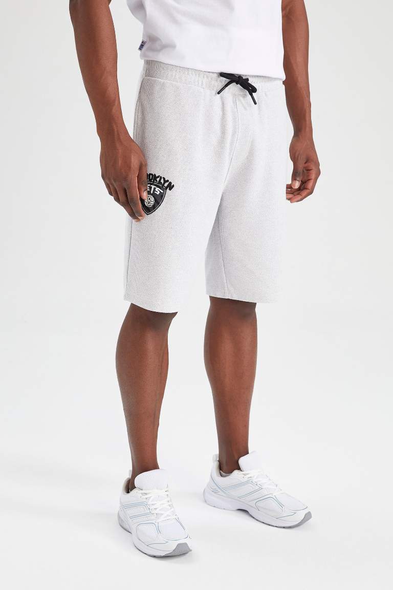 DeFactoFit NBA Brooklyn Nets Regular Fit Şort