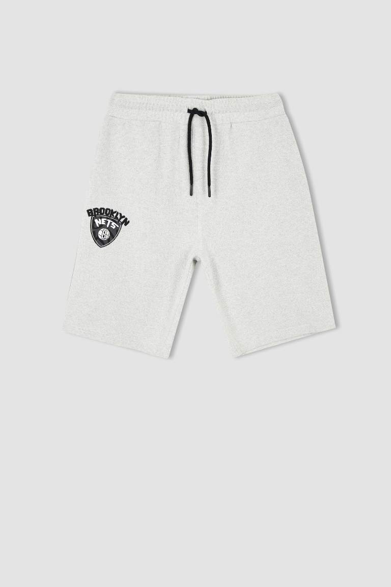 DeFactoFit NBA Brooklyn Nets Regular Fit Şort