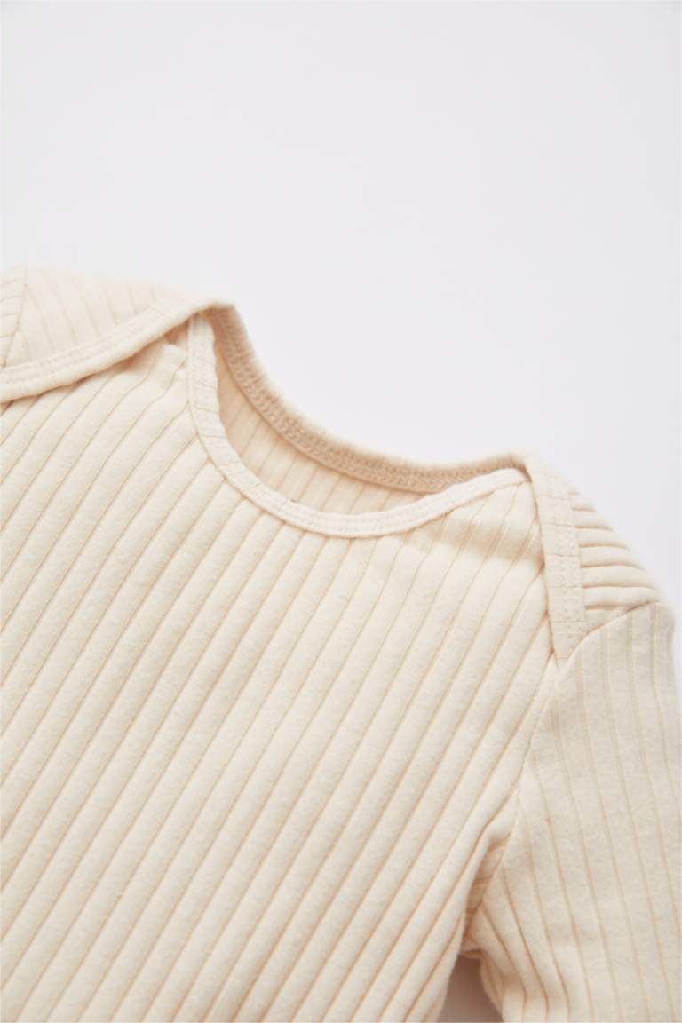 Pull Manches Longues Col Ras-du-cou en Coton