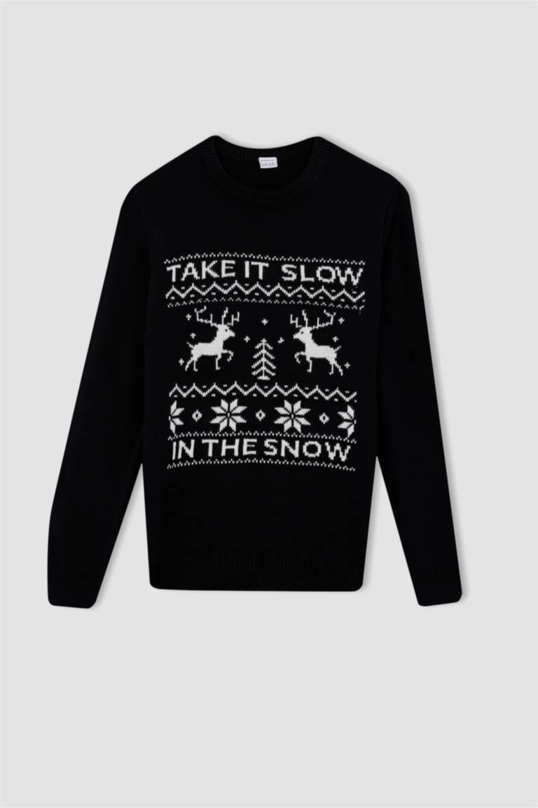 Marine HOMME PullOver Col Ras Du Cou 2631686 DeFacto