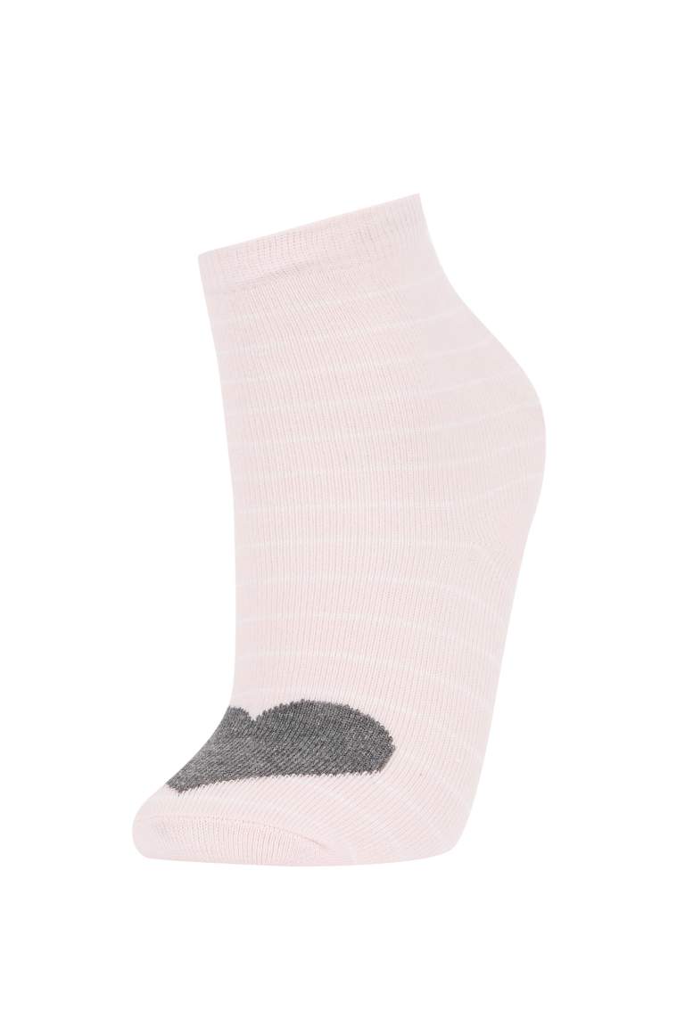 Girls 5 Pack Cotton Long Socks