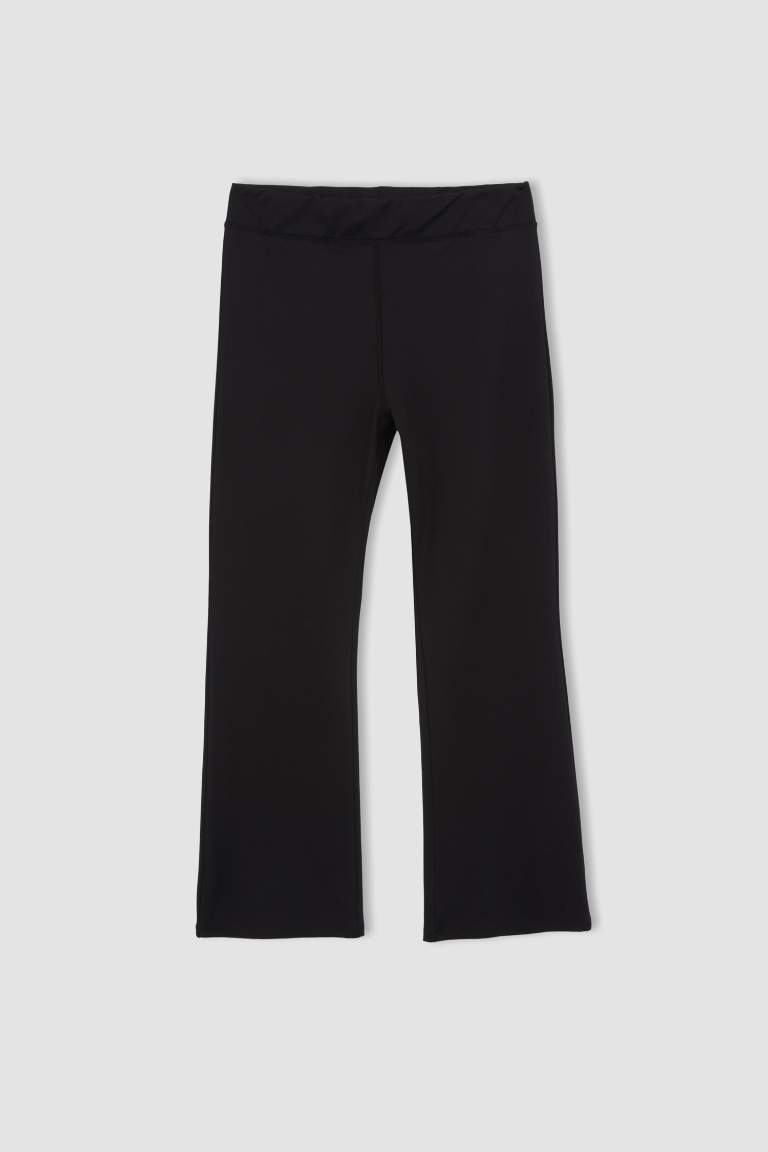 Pantalon De Yoga Grande Taille à Jambes Larges Defactofit Df Plus
