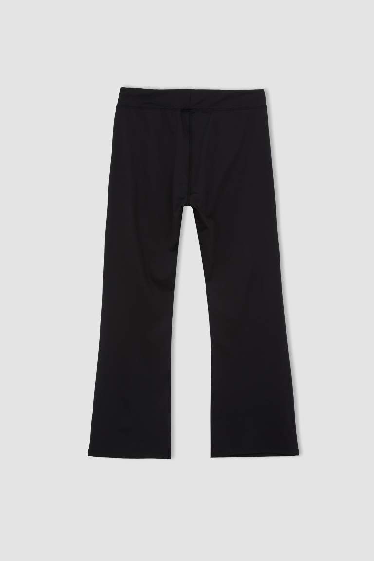 Pantalon De Yoga Grande Taille à Jambes Larges Defactofit Df Plus