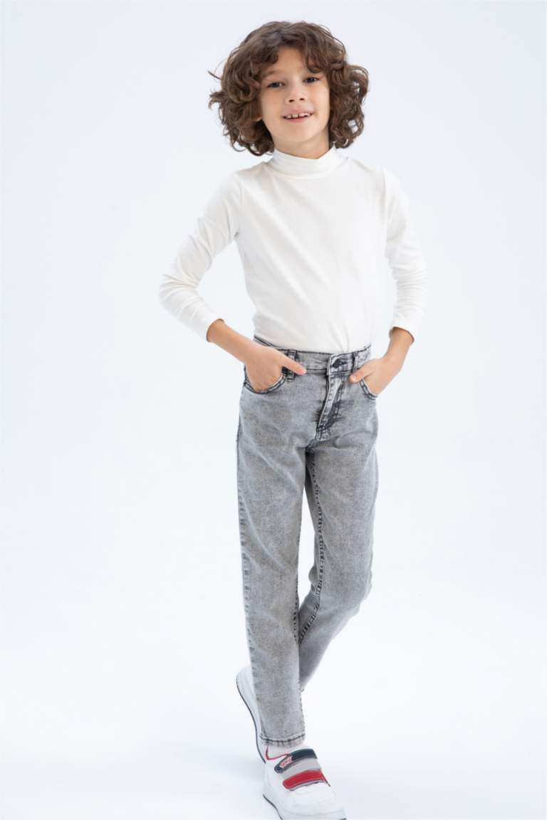 Jean coupe droite - regular fit à 5 poches - Gris - Homme - 13.75 Jean coupe droite - regular fit à 5 poches - Gris - Homme - 13.75