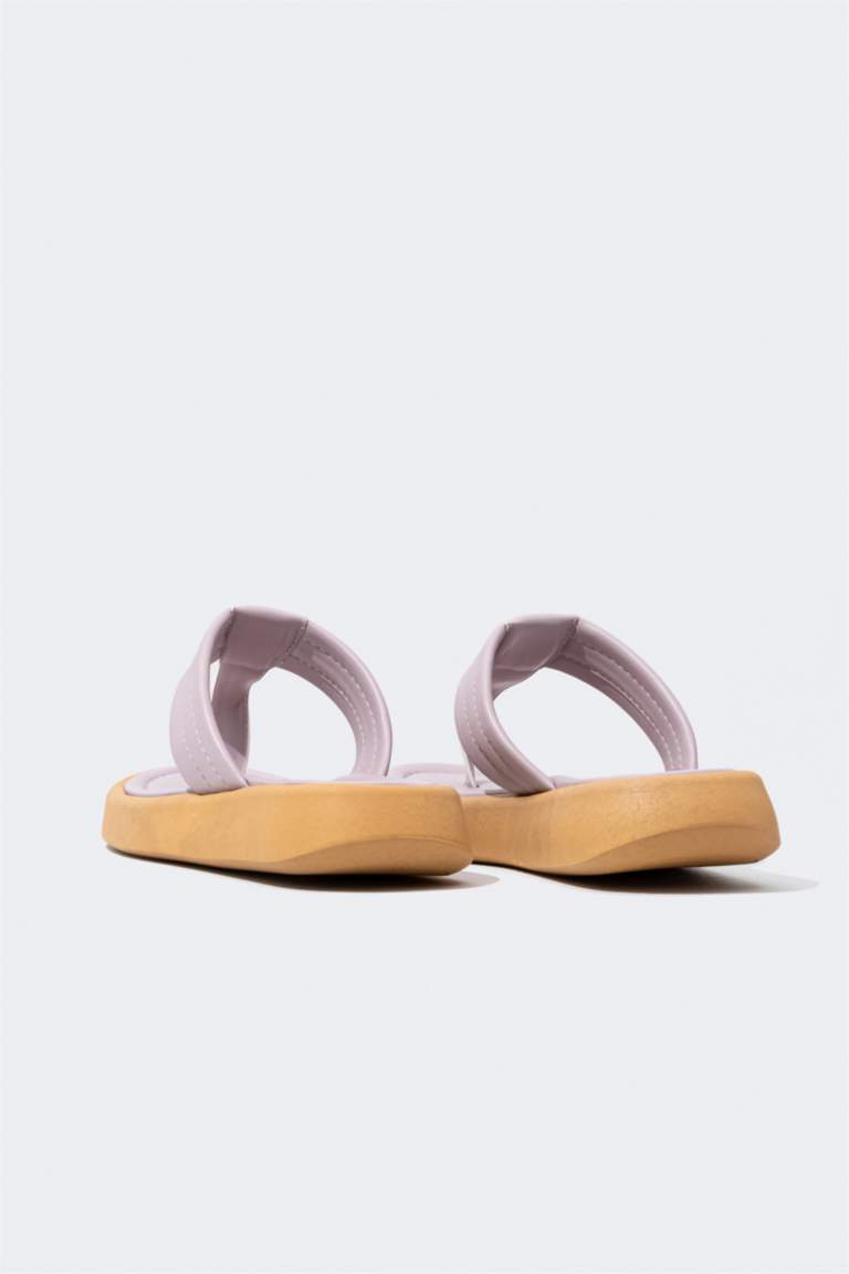 شبشب فليب فلوب جلد صناعي حريمي