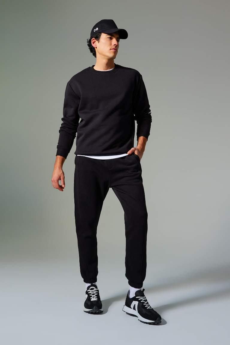 DeFactoFit Standard Fit Elastic Leg Basic Jogger Sweatpants