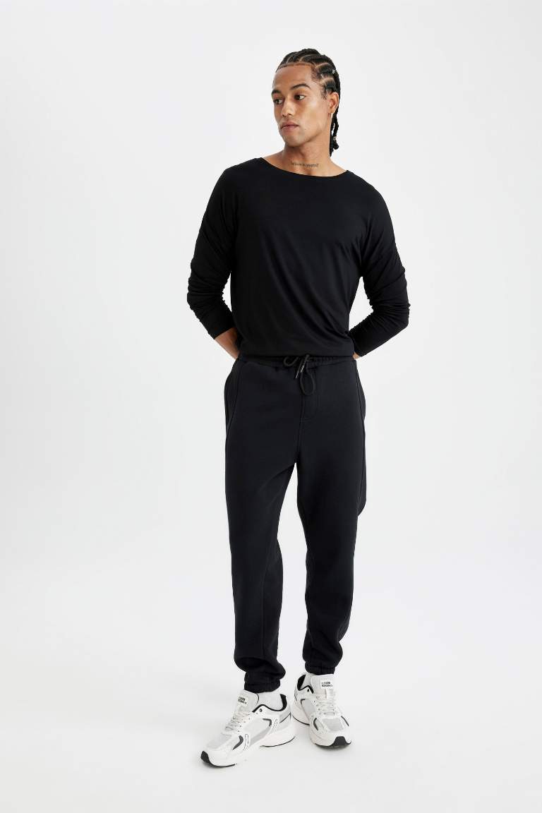 DeFactoFit Standard Fit Elastic Leg Basic Jogger Sweatpants