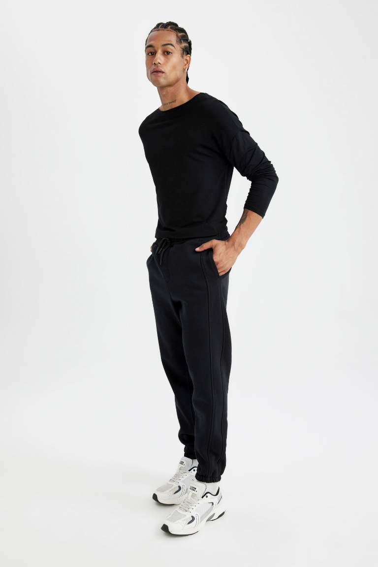 DeFactoFit Standard Fit Elastic Leg Basic Jogger Sweatpants