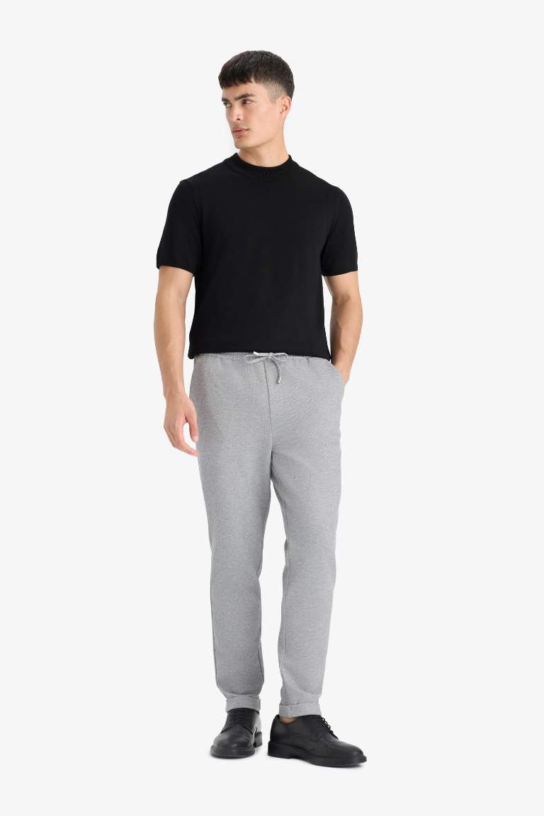 Jogger Fit Düz Paça Pantolon