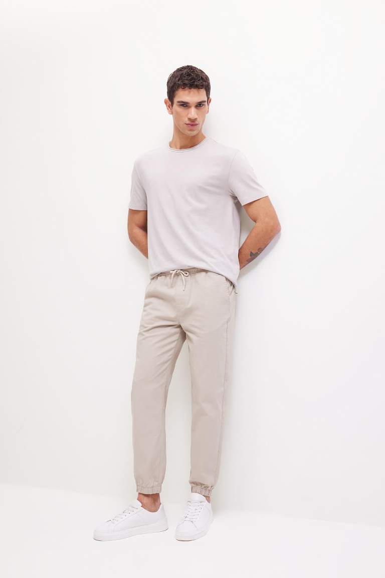 Double Leg Summer Fabric Trousers