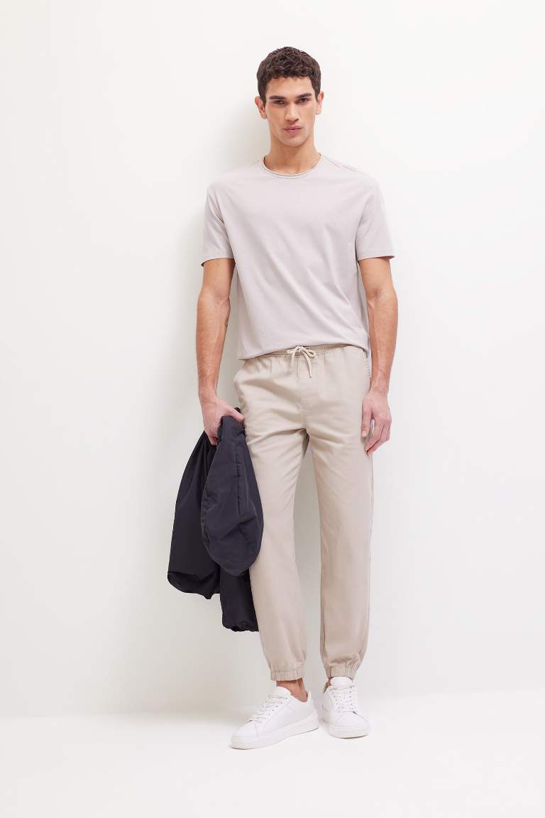 Double Leg Summer Fabric Trousers