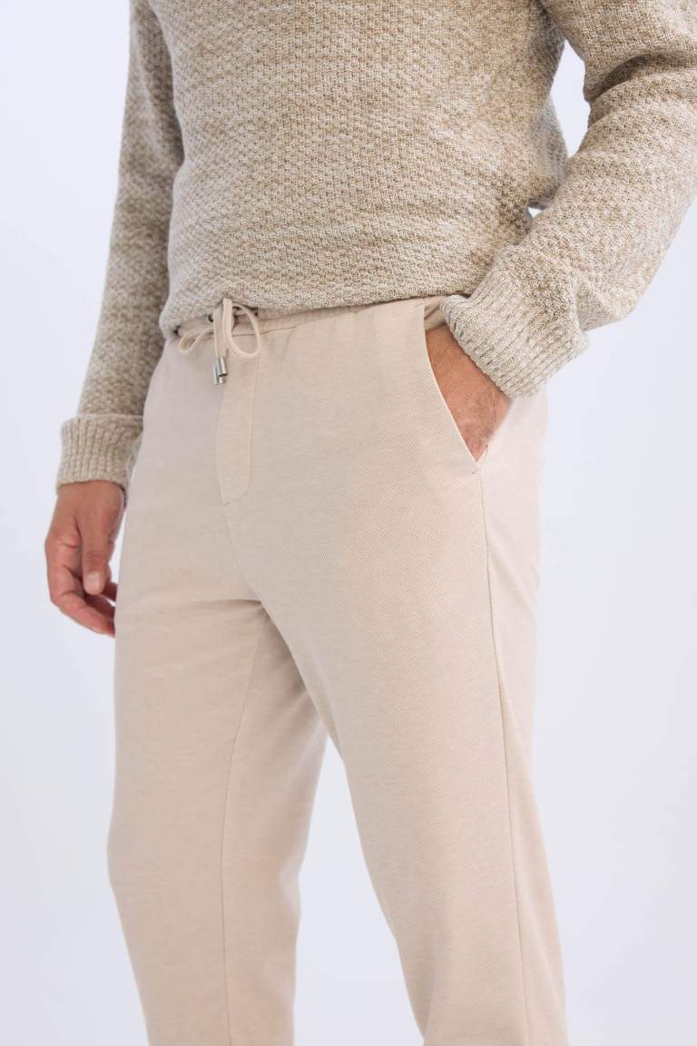 Double Leg Summer Fabric Trousers