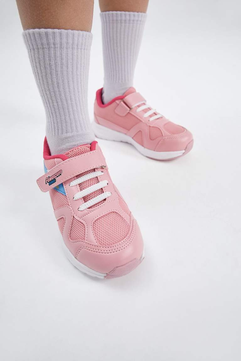 Girl PowerPuff Girls Licensed Faux Leather High Sole Sport shoes