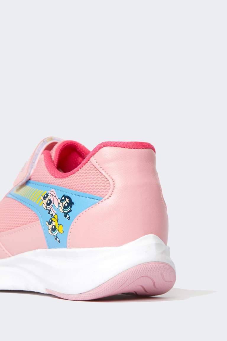 Girl PowerPuff Girls Licensed Faux Leather High Sole Sport shoes