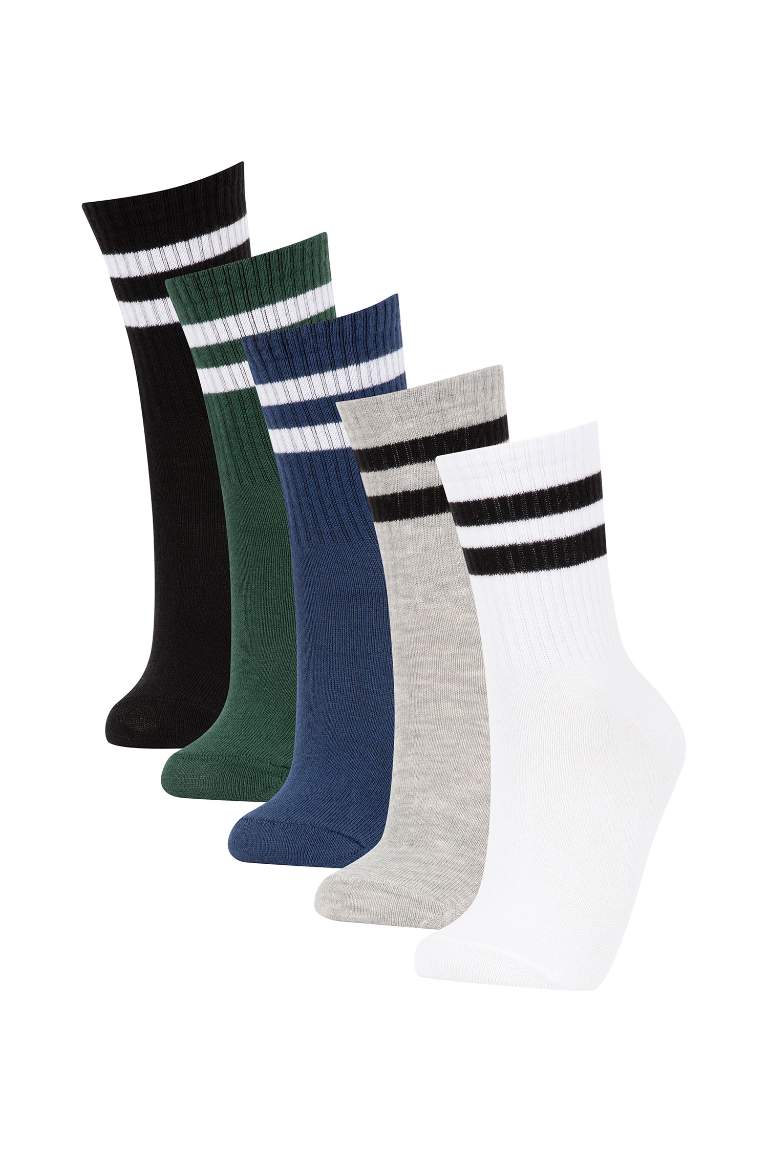 Boys Defacto Fit 5 Pack Cotton Long Socks