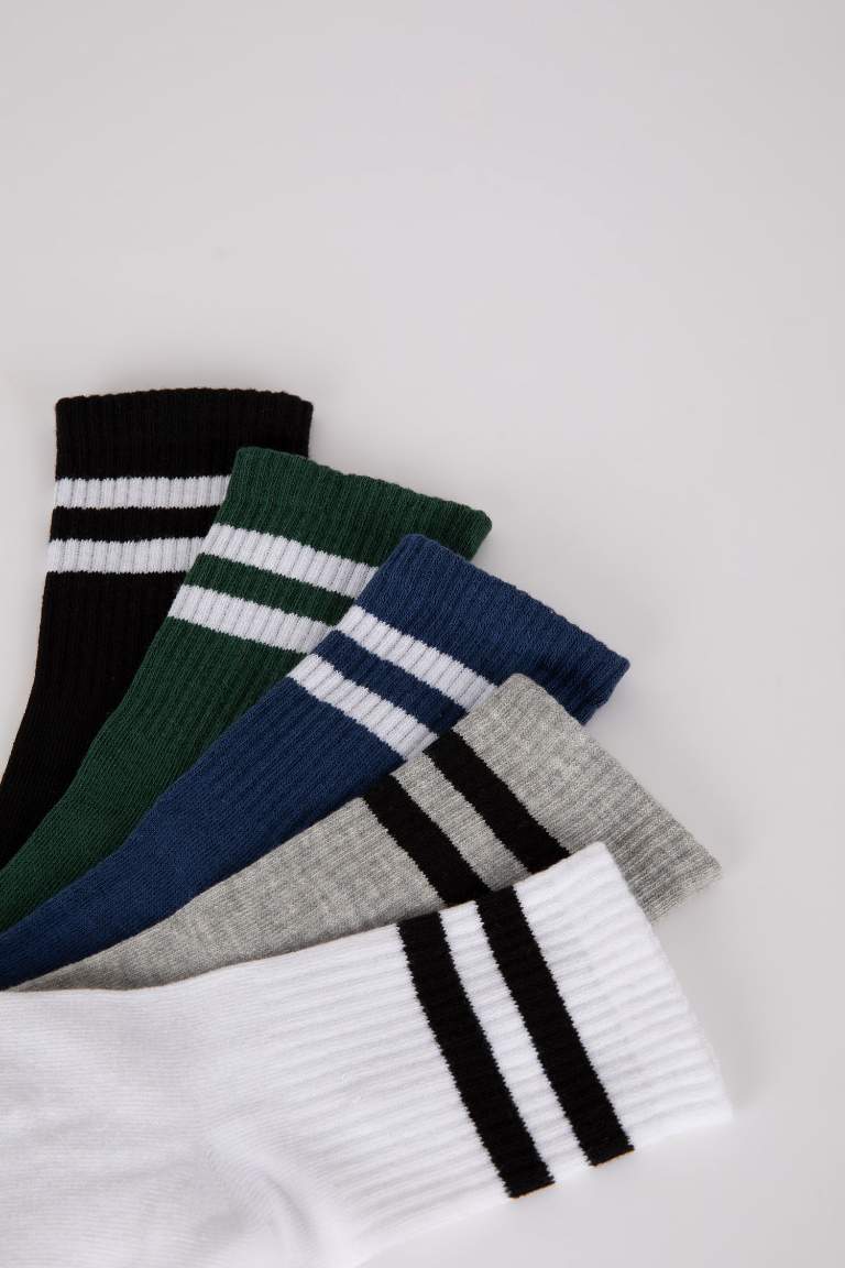 Boys Defacto Fit 5 Pack Cotton Long Socks