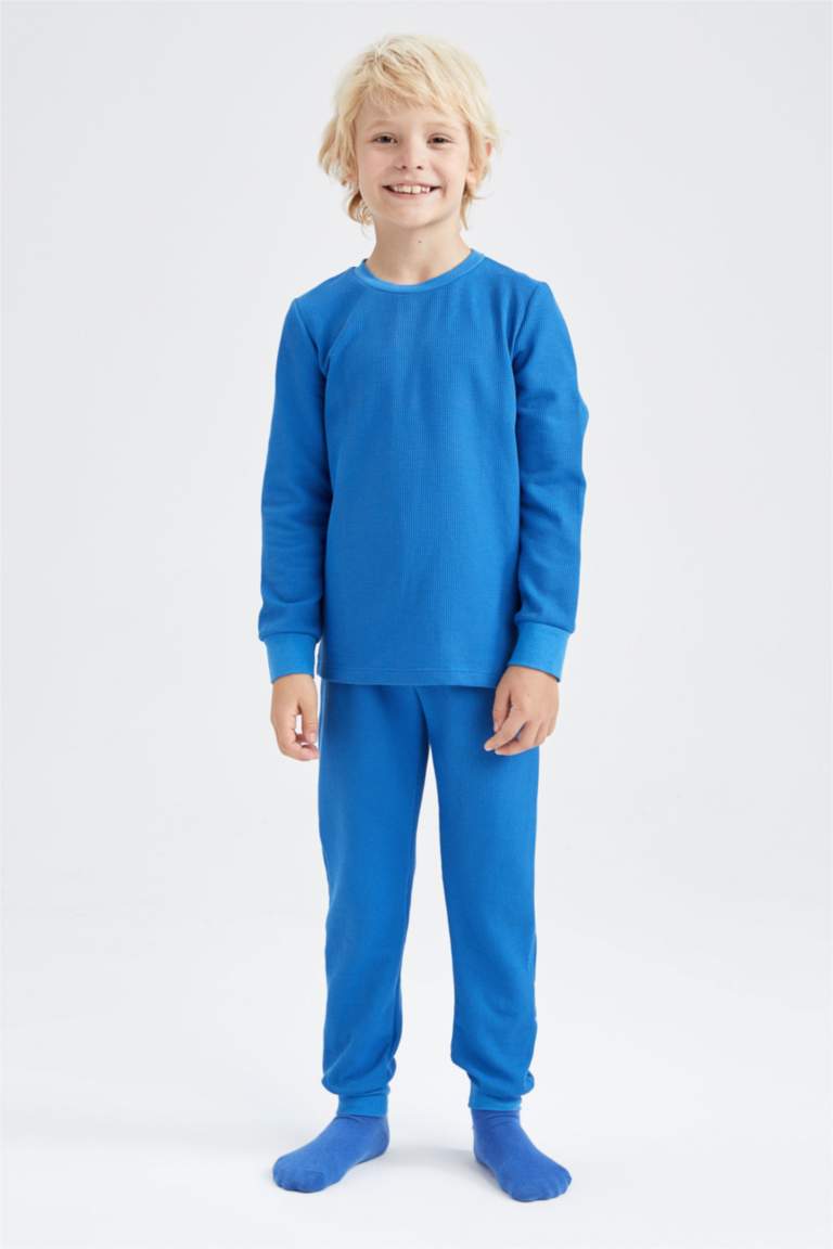 2 piece Regular Fit Knitted Pyjamas