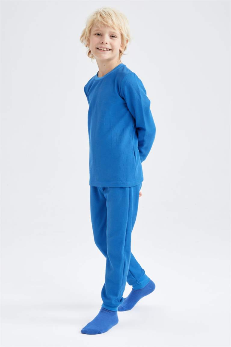 2 piece Regular Fit Knitted Pyjamas