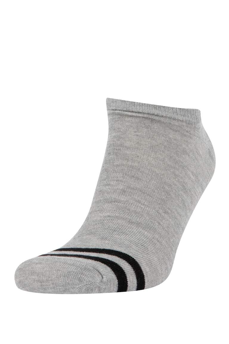 Erkek 5'lı Pamuklu Sneaker Çorap
