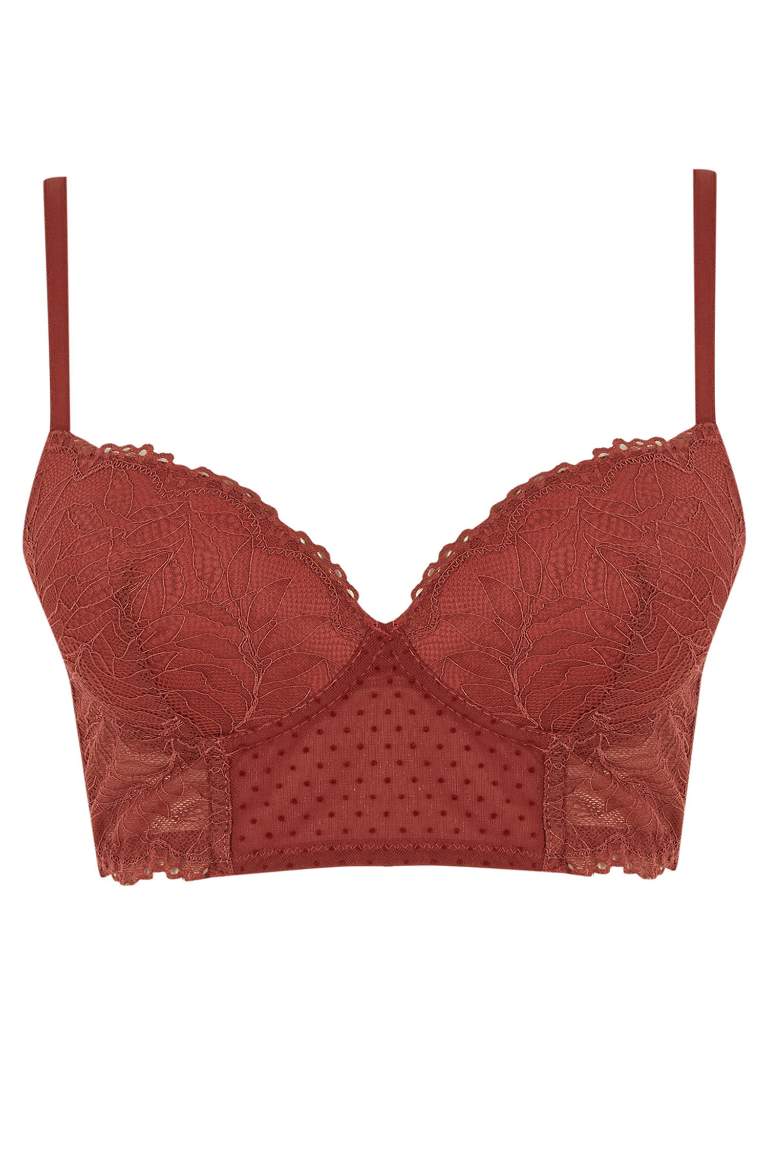 Soutien-gorge push-up rembourré avec détails en dentelle Fall in Love