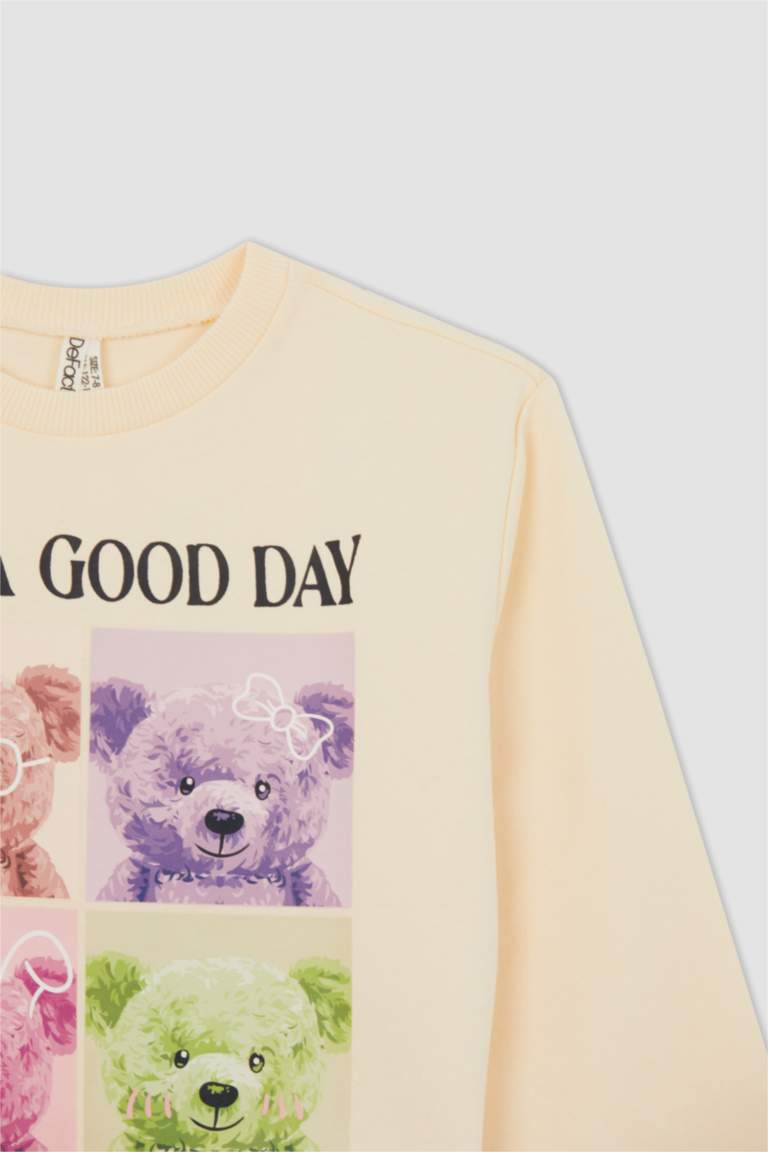 Қыздарға қалыпты пішім дөңгелек жаға Свитер