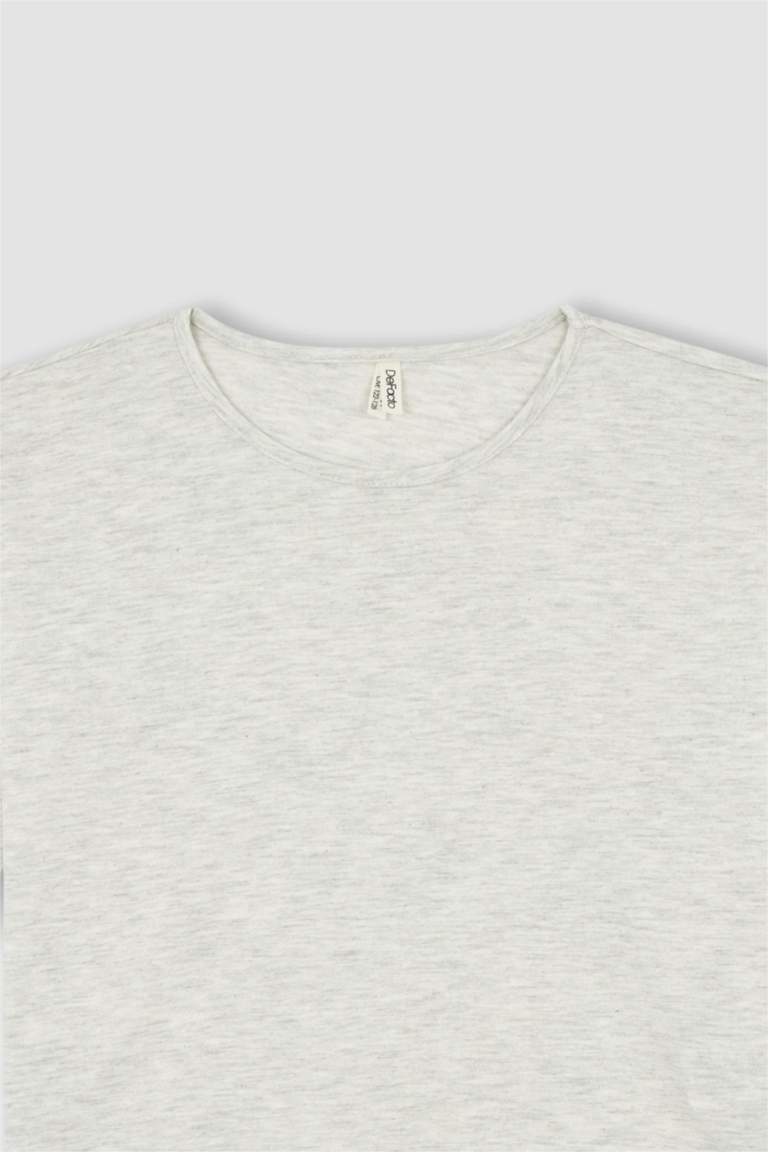 Қыздарға дөңгелек жаға ұзын жеңді 2 Ұзын жеңді футболка