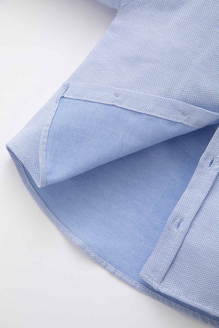 Bienzoe Blouse Oxford à Manches Courtes Bouffantes pour Grande Fille Blanche TG