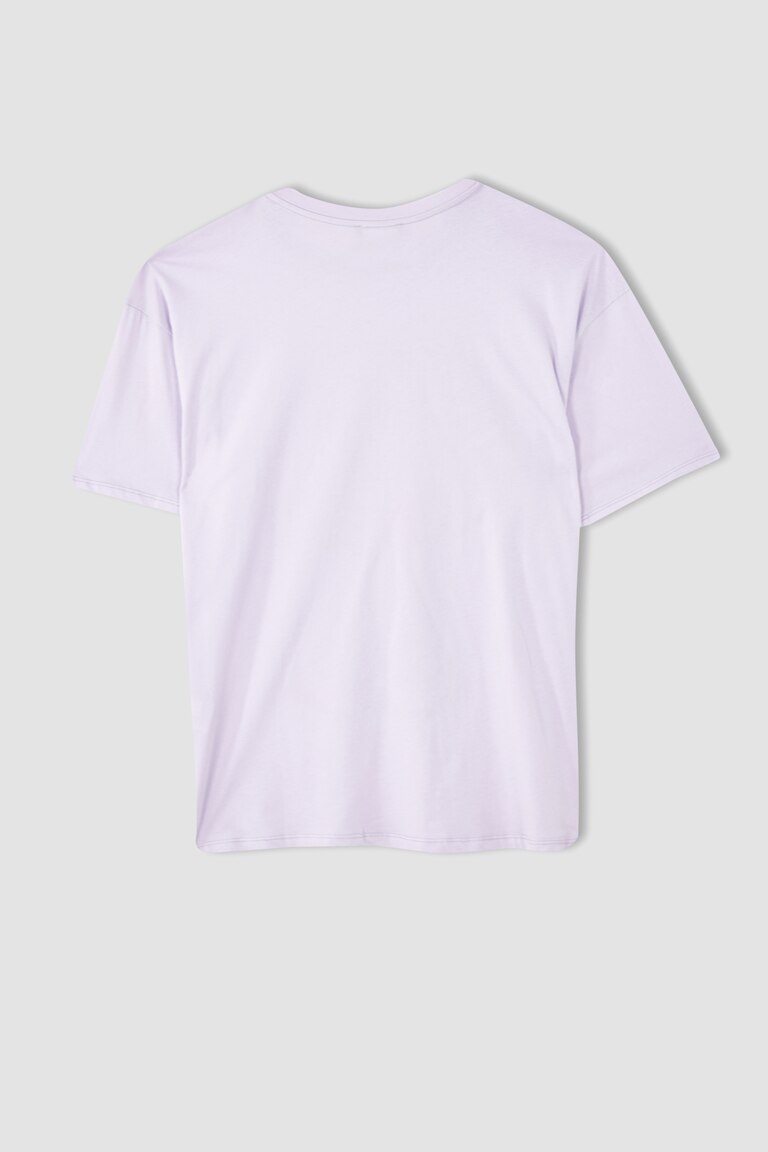 T-shirt Athleta Girl With Ease - Taille L/12 Lilas, Manches Courtes - Occasion Parfait état