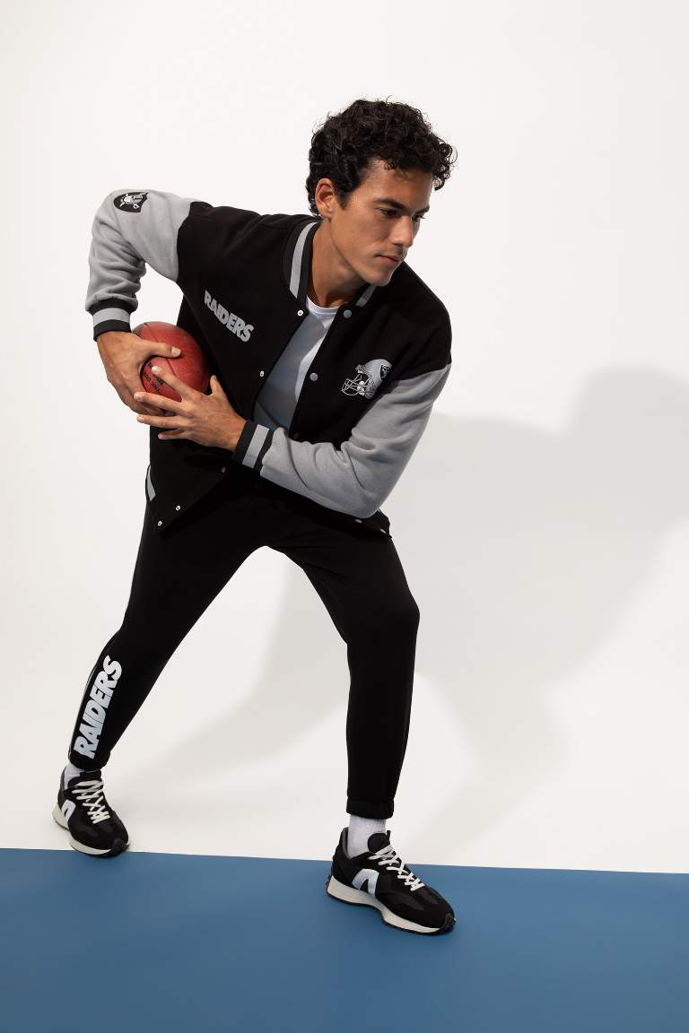 DeFactoFit NFL Las Vegas Raiders Oversize Fit Hırka