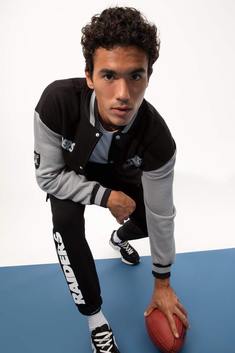 DeFactoFit NFL Las Vegas Raiders Oversize Fit Hırka