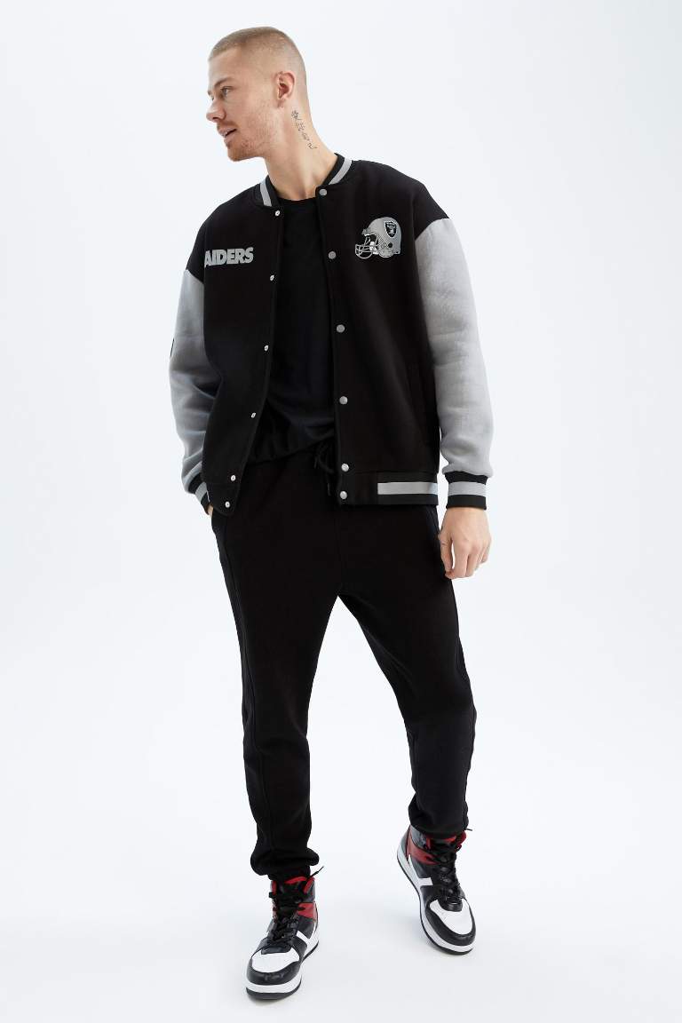DeFactoFit NFL Las Vegas Raiders Oversize Fit Hırka