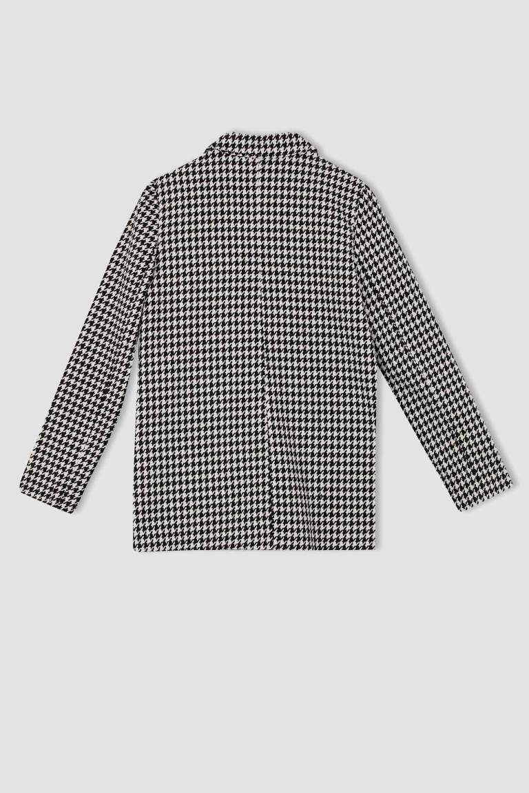Oversize Geniş Kalıp Tweed Blazer Ceket
