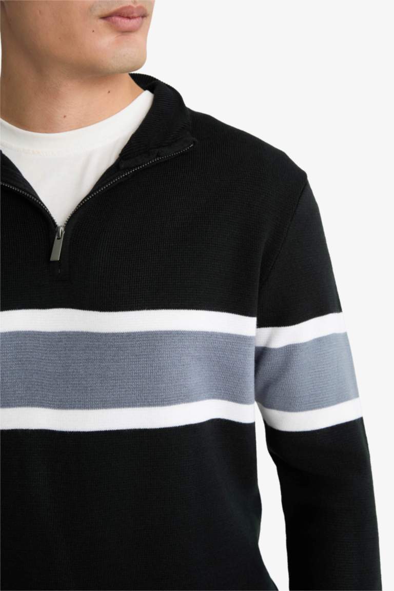 Standard Fit Turtleneck Knitwear Pullover