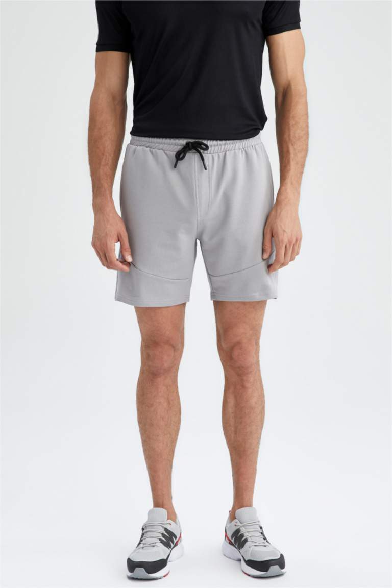 DeFactoFit Slim Fit Cotton Shorts