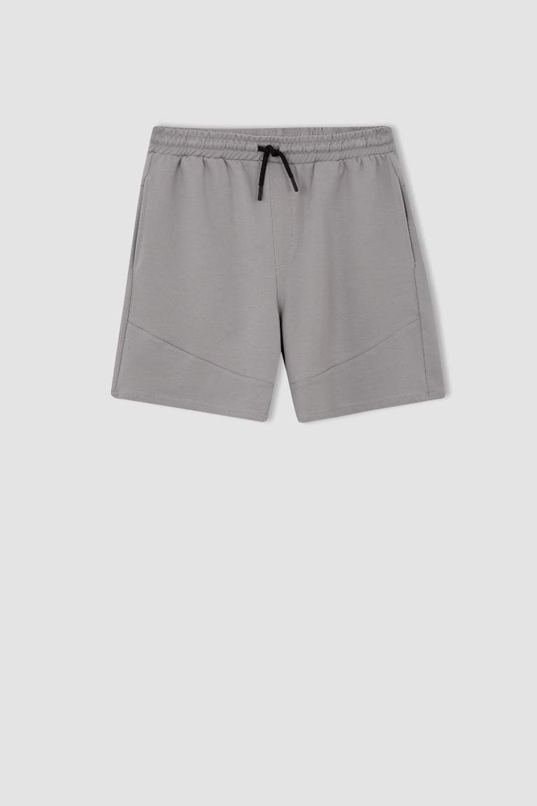DeFactoFit Slim Fit Cotton Shorts