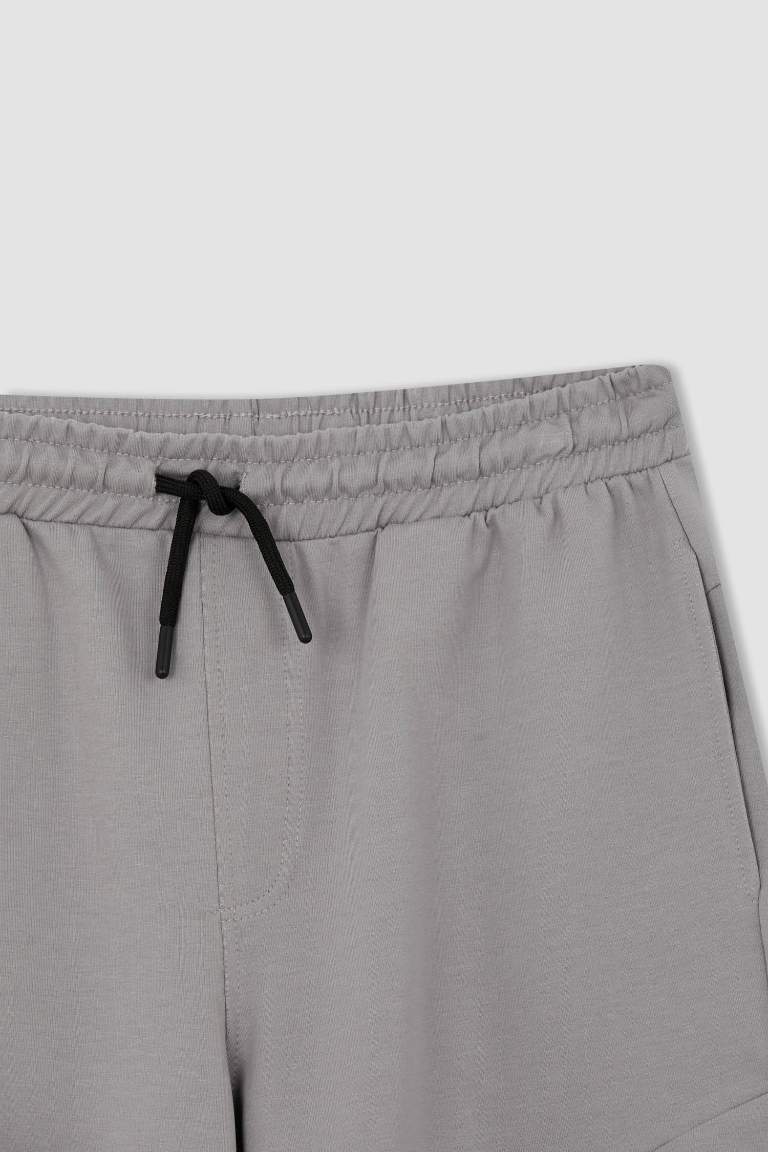 DeFactoFit Slim Fit Cotton Shorts