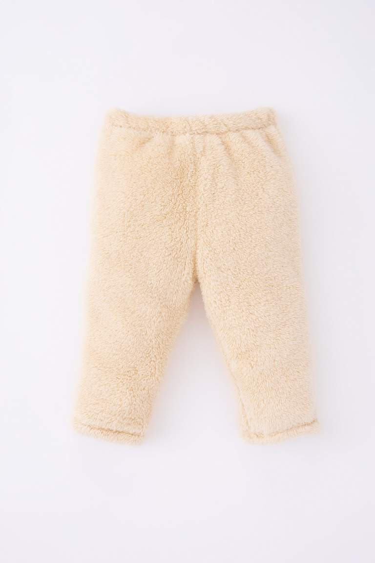 Kız Bebek Yılbaşı Temalı Pelüş Pijama Takım