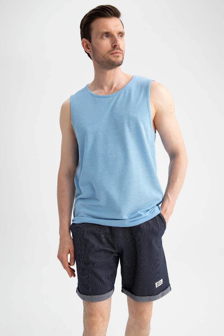 Regular Fit Bisiklet Yaka Atlet