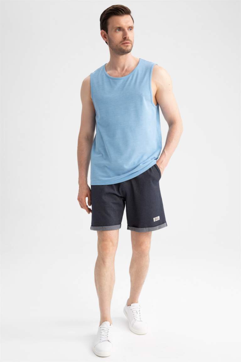 Regular Fit Bisiklet Yaka Atlet
