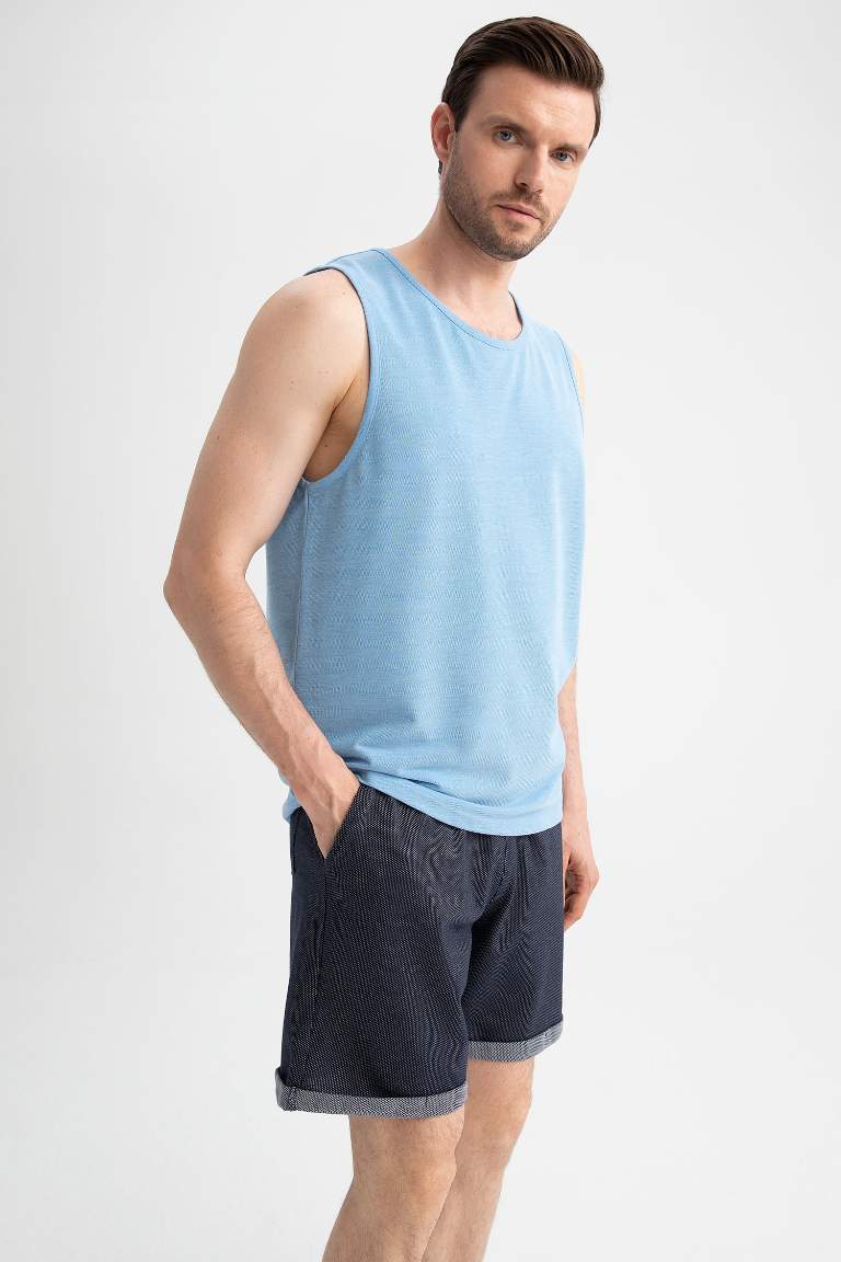 Regular Fit Bisiklet Yaka Atlet