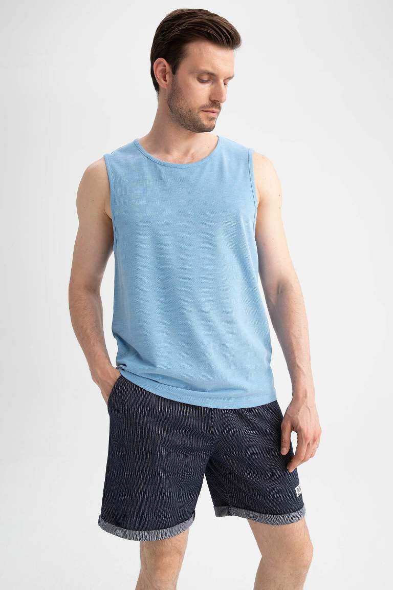Regular Fit Bisiklet Yaka Atlet