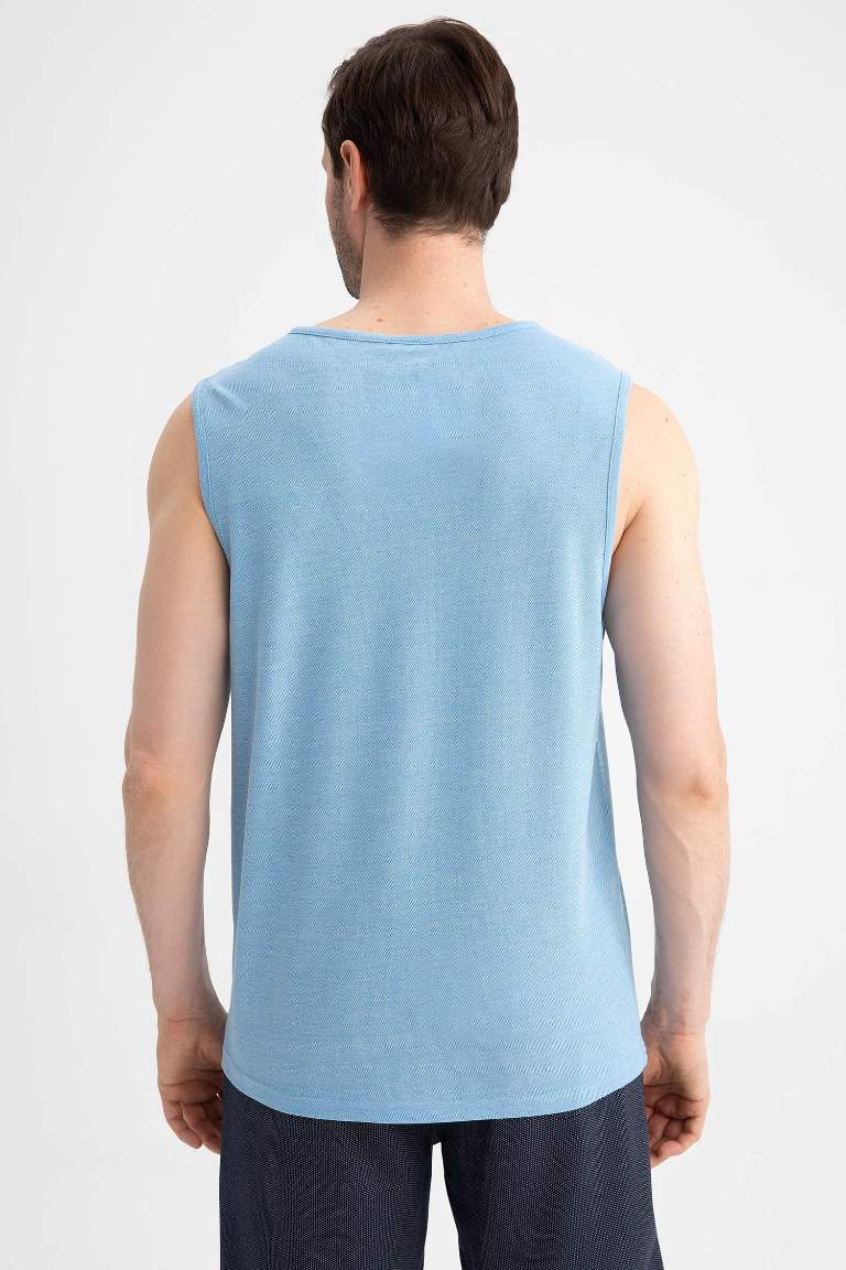 Regular Fit Bisiklet Yaka Atlet