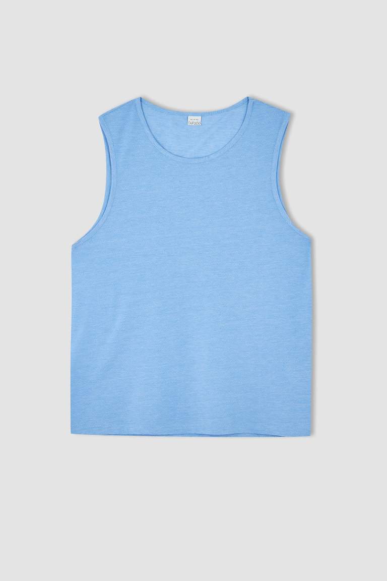 Regular Fit Bisiklet Yaka Atlet