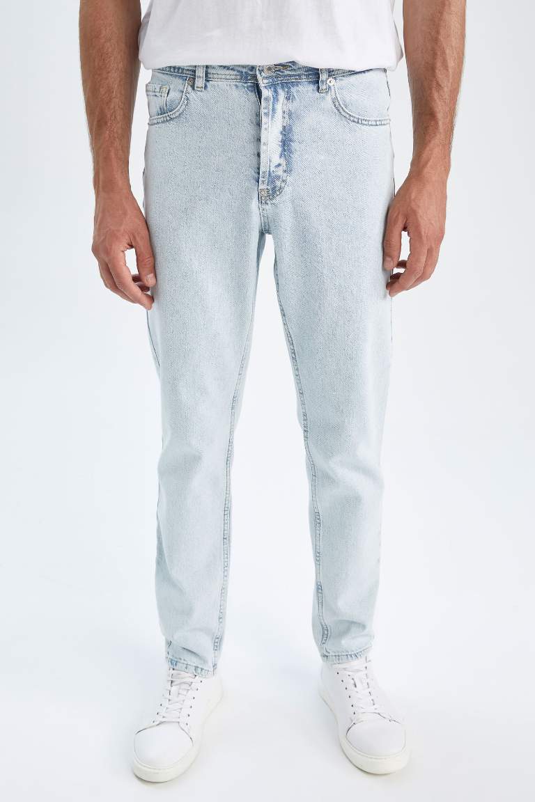 Regular Fit Normal Kalıp Norma Bel Normal Paça Jean Pantolon