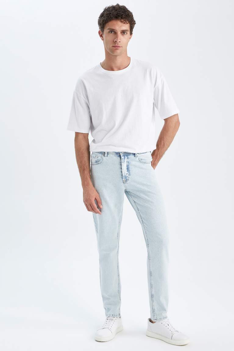 Regular Fit Normal Kalıp Norma Bel Normal Paça Jean Pantolon